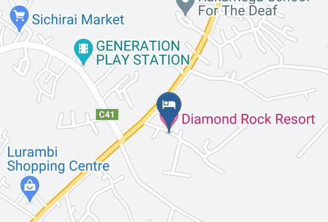 Kakamega - Diamond Rock Resort Maps