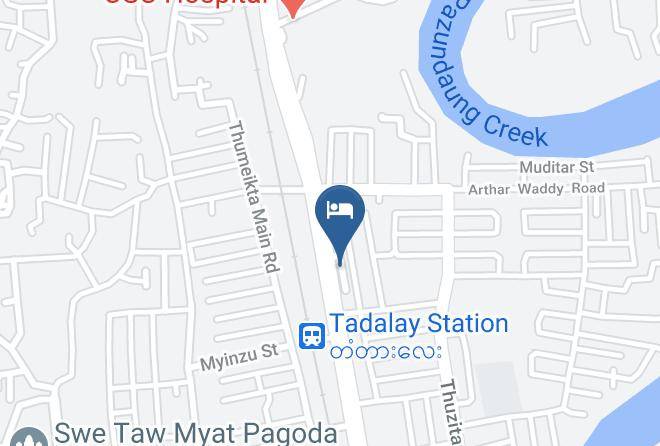Yangon East - Diamond Star Hotel Maps