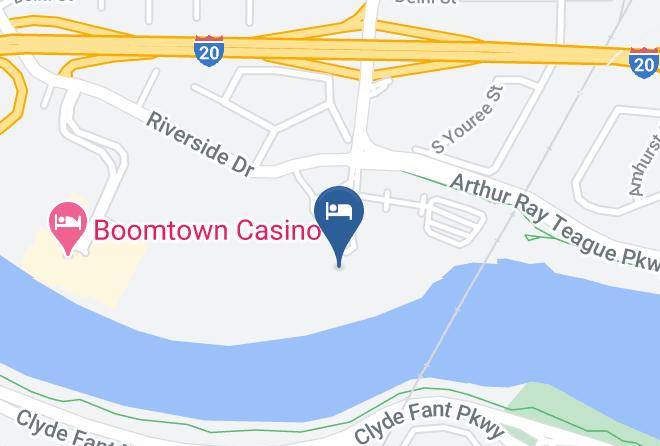 Bossier Par - Diamondjacks Casino & Hotel Maps