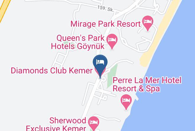 Kemer - Diamonds Club Kemer Maps