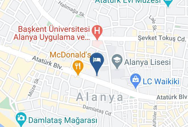 Hotel Diamore Map - Antalya - Alanya
