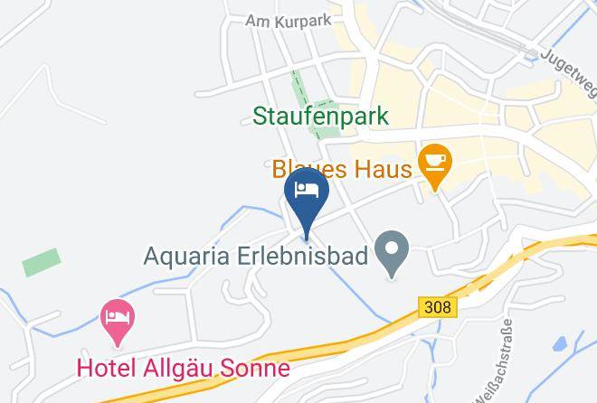 Oberallgau - Diana Naturpark Hotel Garni Maps