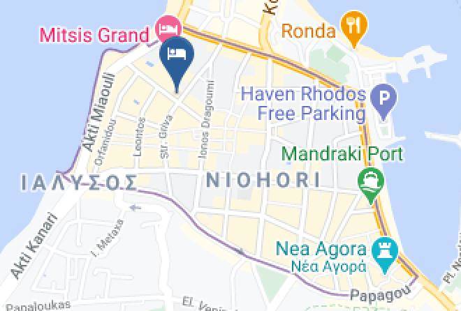 Dodecanese - Diana Boutique Hotel Maps