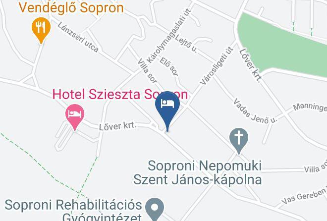 Sopron - Diana Hotel And Restaurant Maps