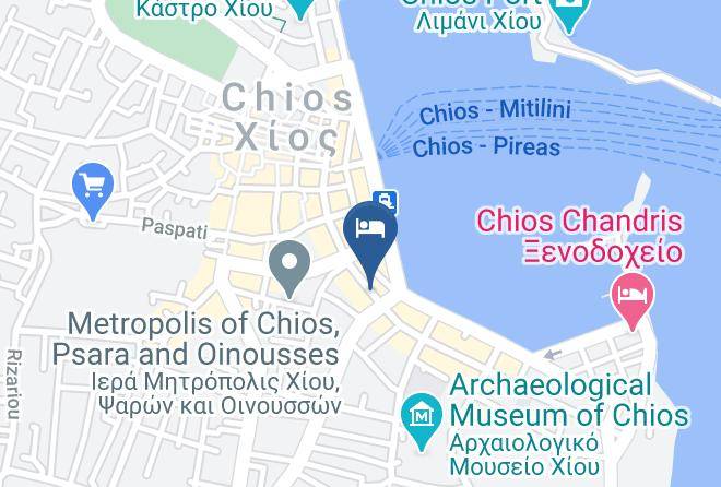 Khios - Diana Hotel Maps