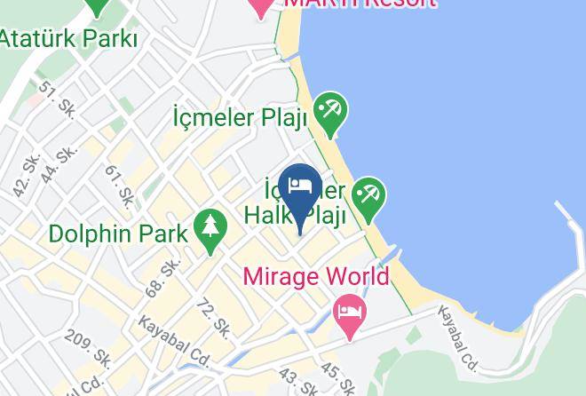 Marmaris - Diana Otel Icmeler Maps