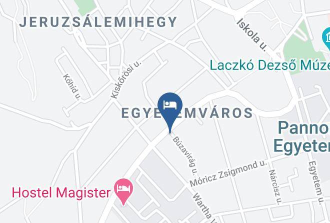 Veszprem Egyetemvaros - Diana Panzio Es Vadasztanya Etterem Maps