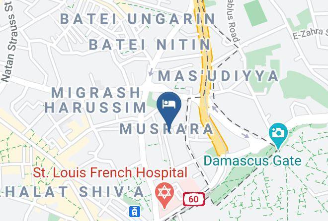 Jerusalem - Diana's B & B Maps
