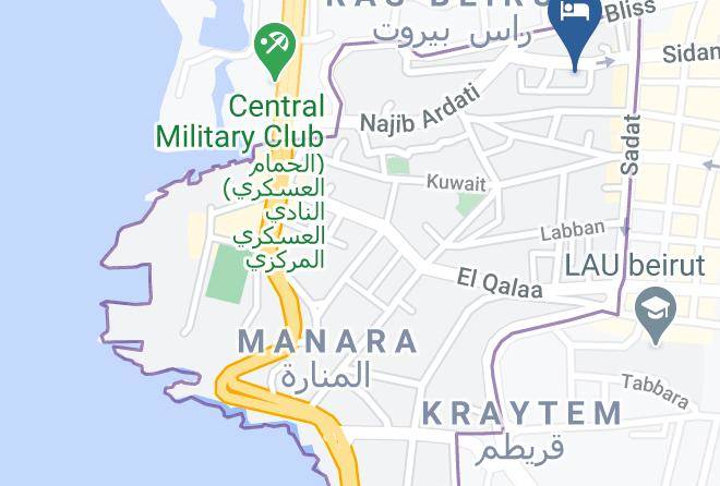 Beyrouth - Diana Tower Hotel Maps