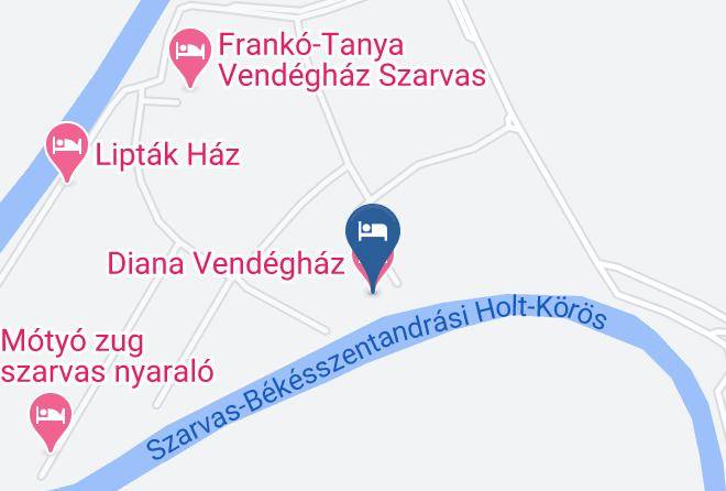 Szarvas - Diana Vendeghaz Maps