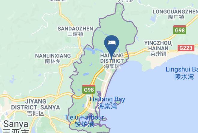 Sanya - Dianfeng Coast Hotel Maps