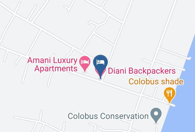 Kwale - Diani Backpackers Maps