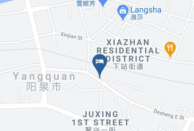 Yangquan - Dianli Hotel Maps