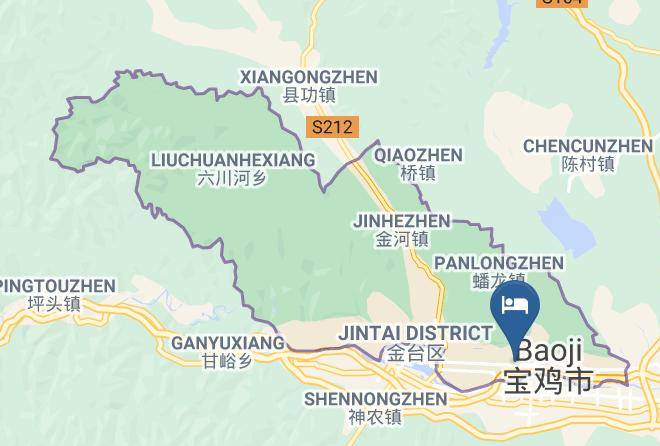 Baoji - Dianyuan Hotel Maps