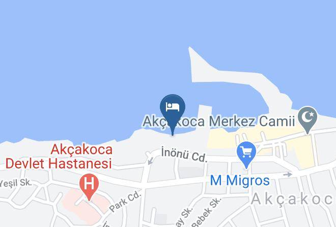 Akcakoca - Diapolis Otel Maps