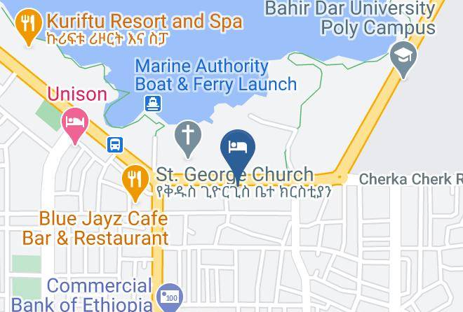 Bahir Dar - Dib Anbessa Hotel Maps