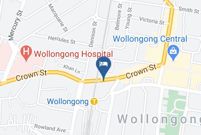 Wollongong - Dicey Riley's Hotel Maps