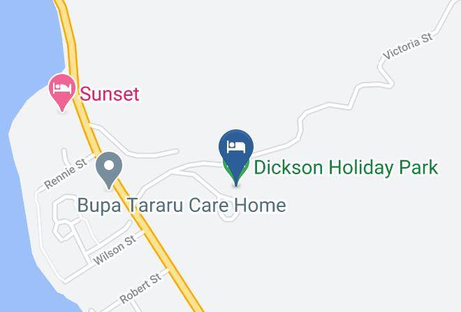 Thames Coromandel - Dickson Holiday Park Maps