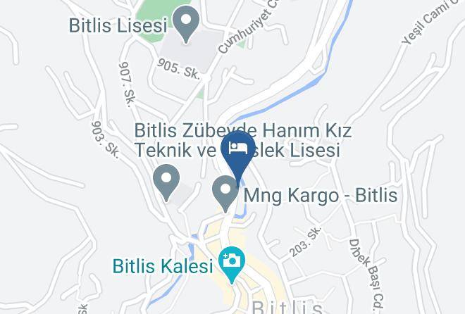 Bitlis Inonu - Dideban Otel Maps