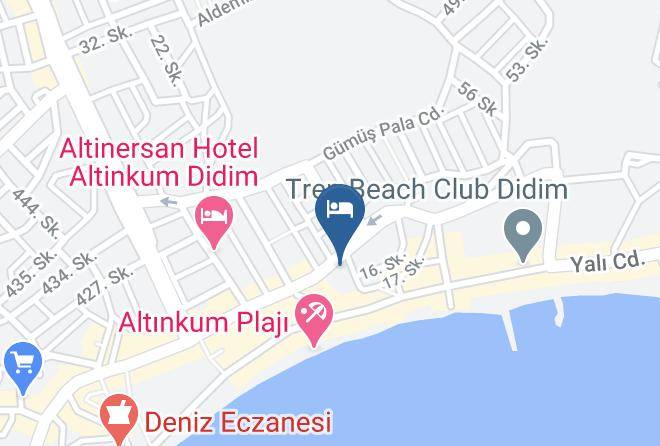 Didim Asel Hotel Map