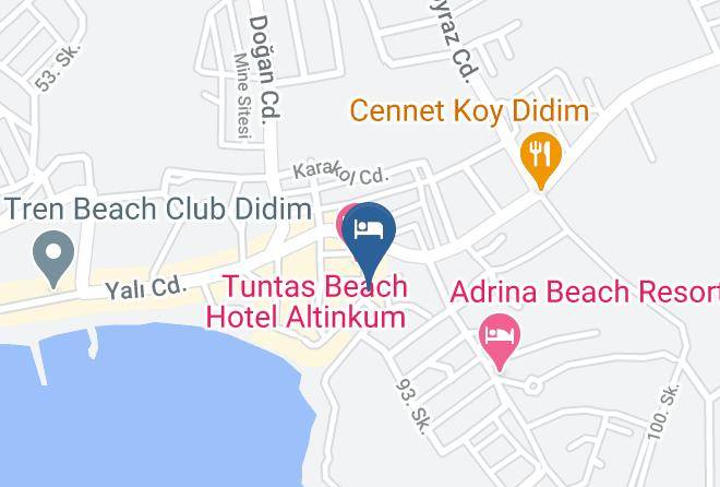 Didim - Letoon Hotel Didim Altinkum Maps