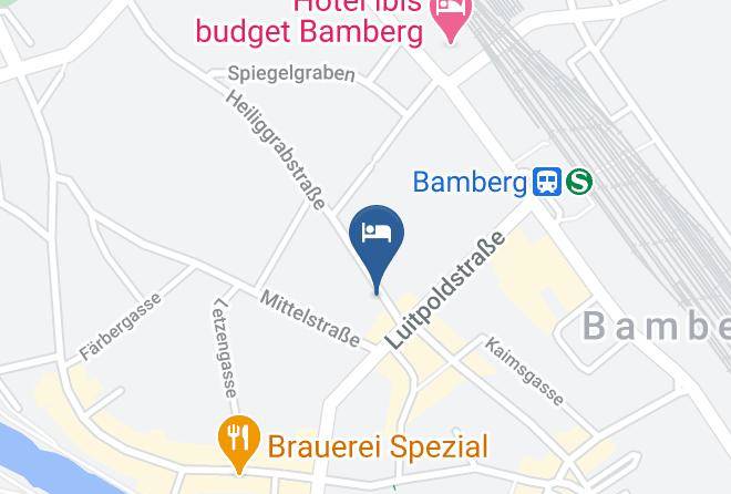 Bamberg - Hotel Andres Maps