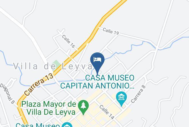 Villa De Leyva - Die Sonne Hospederia Maps