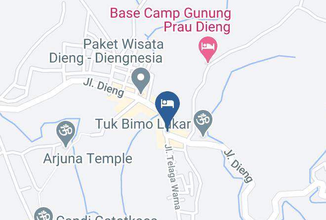Wonosobo Regency - Dieng Plateau Homestay & Coffee Maps