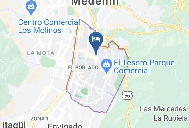 Diez Hotel Categoria Colombia Map