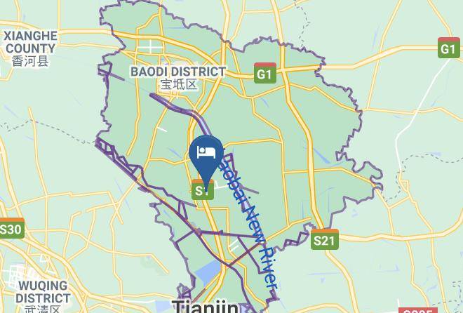 Baodi District - Dijing Hot Spring Maps
