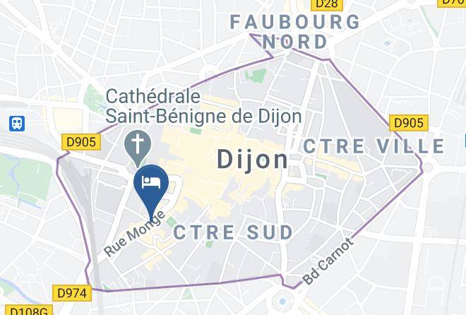 Cote D Or - Dijon La Belle Adresse Maps