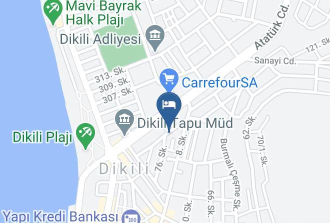 Dikili - Dikili Pansiyon Maps