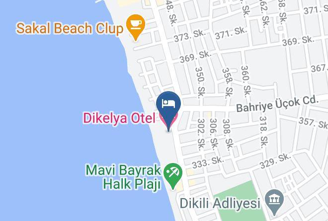 Dikili - Dikelya Otel Maps