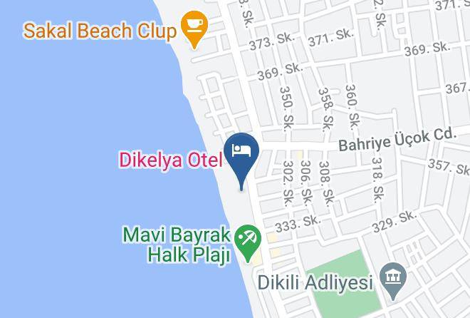 Dikili - Dikili Sunset Club Hotel Maps