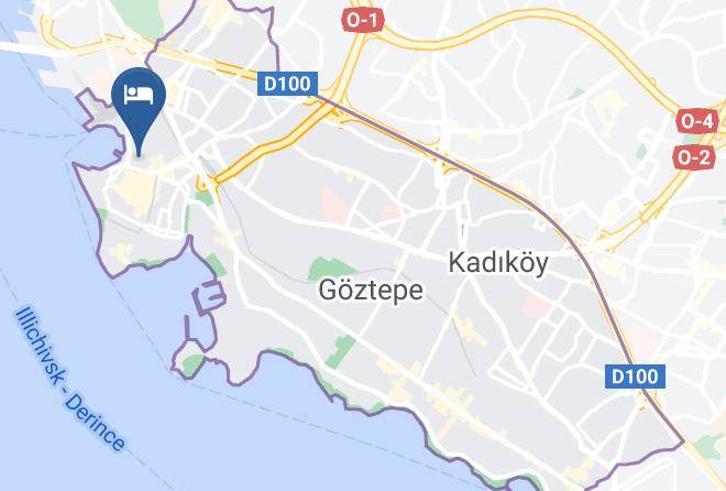Dila Hotel Map - Istanbul - Kadikoy