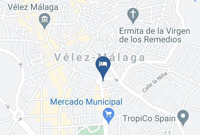 Malaga - Hotel Dila Maps