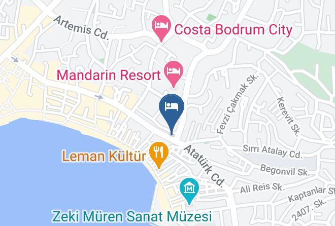 Bodrum - Dilek Pansiyon Maps