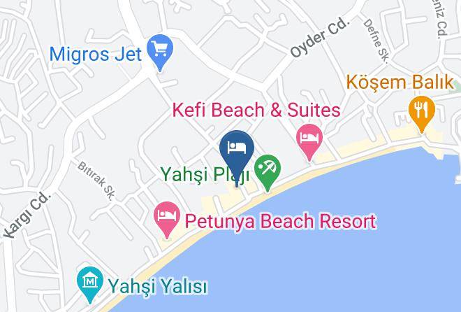 Bodrum - Dilek Agaci Butik Otel & Plaj Maps