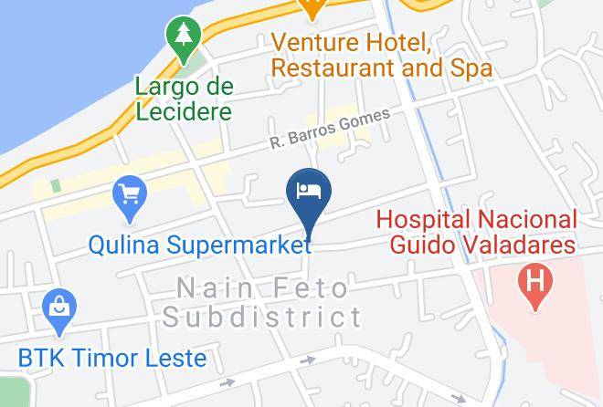 Dili - Dili Central Backpackers Maps