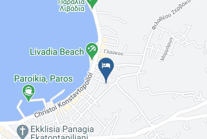 Paros - Dilion Hotel Paros Island Maps