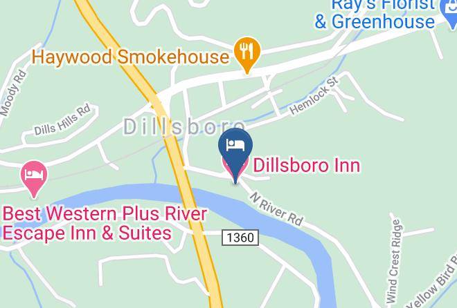 Jackson - Dillsboro Inn Maps