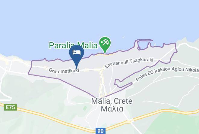 Iraklion - Dimamiel Malia Inn Maps