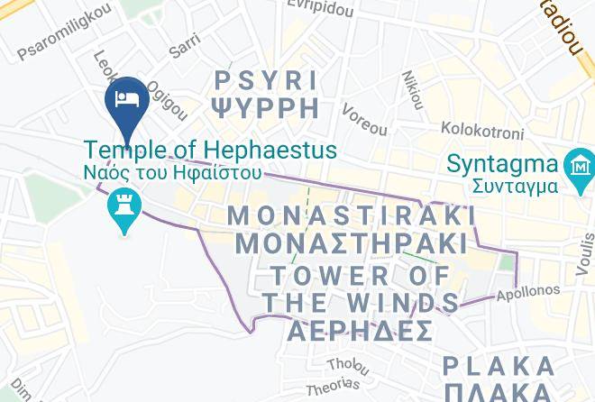 Central Athens - Mtd Luxurius Hospitality Maps