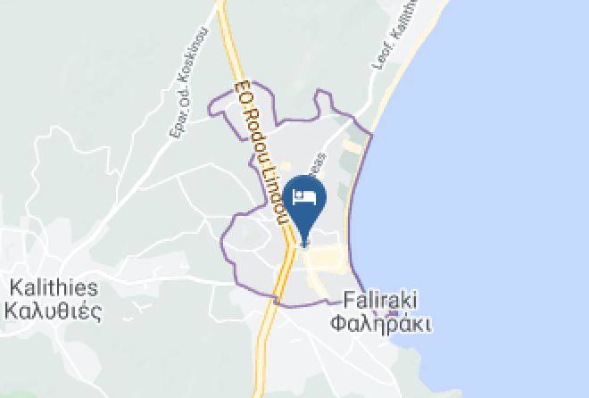 Dodecanese - Dimitra Hotel Maps