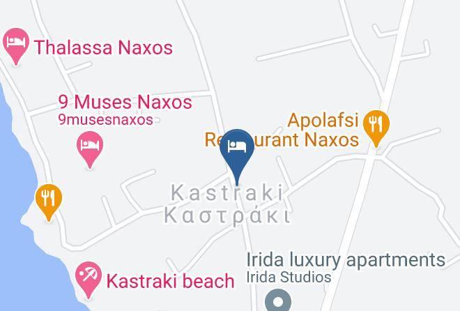 Naxos - Dimitra Studios Kastraki Maps
