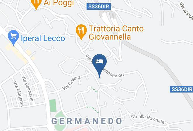 Lecco - Dimora Alla Chiesetta Maps