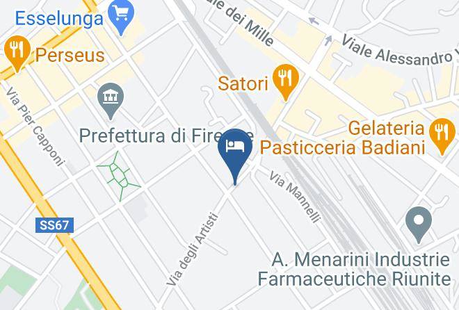 Florence - Dimora Degli Artisti B&b Maps