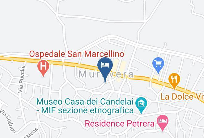 Province Of South Sardinia - Dimora Degli Ulivi Bed And Breakfast Maps