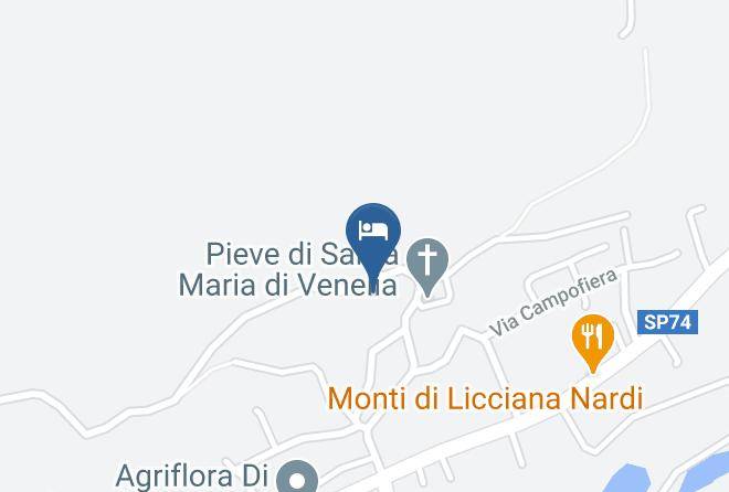Massa Carrara - Dimora Del Dottore B&b Maps