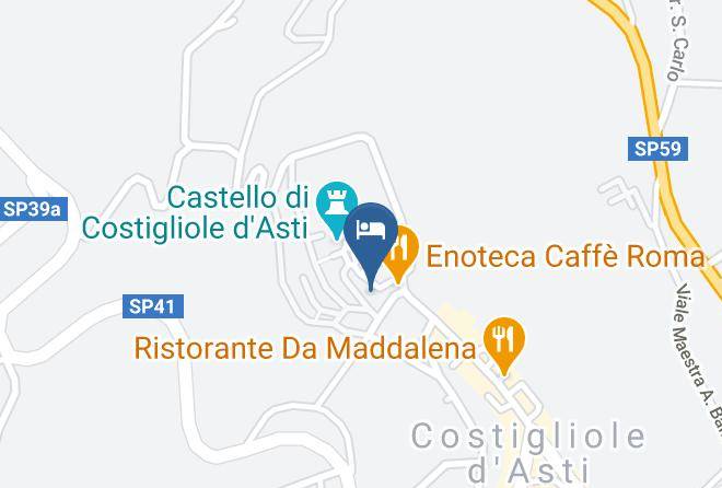 Asti - Dimora Della Rocca Maps